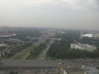 Моя Москва, Вид на ВДНХ с 20 этажа Космоса